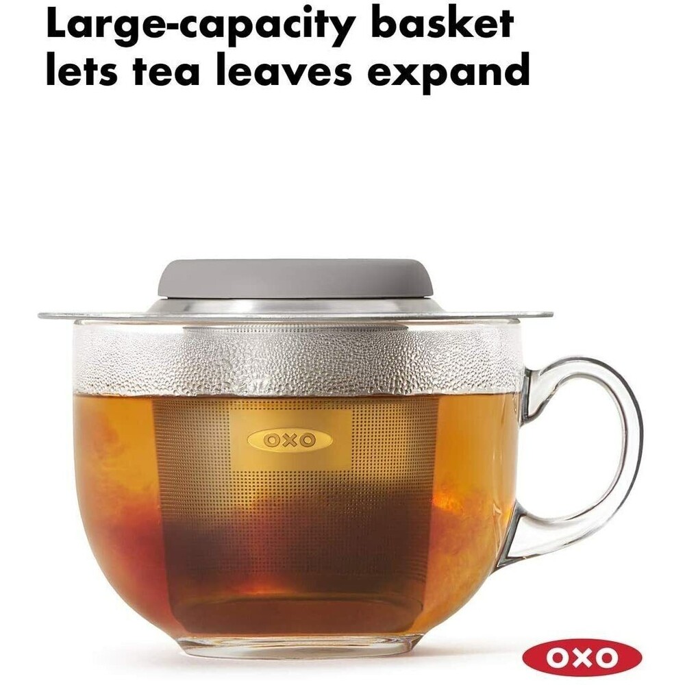 NEW Tea Infuser OXO Stainless Steel Brew Basket Dishwasher Safe LARGE